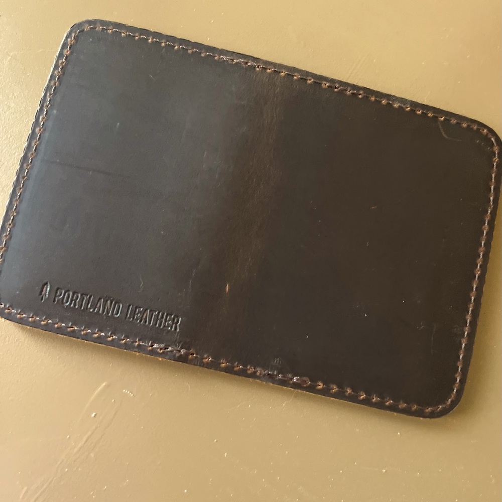 Portland Leather Brown Bi-Fold Wallet